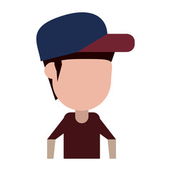 man faceless avatar isolated