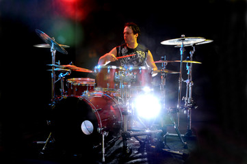 Fototapeta na wymiar The Drummer