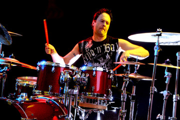 Fototapeta na wymiar The Drummer