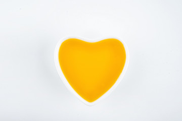 Golden edible vegetable oil linseed oil