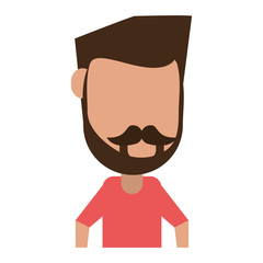 man faceless avatar isolated