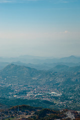 Lovchen National Park. View from the mountain.