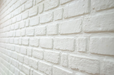 Abstract background, white brick wall