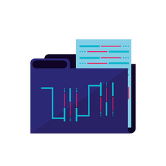 folder document isolated icon