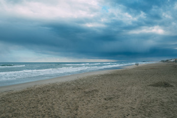 Strand in Marseillan Plage in Südfrankreich