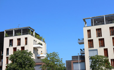 Fototapeta na wymiar modern residential buildings