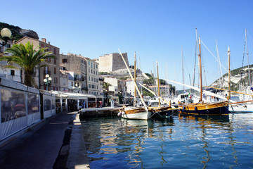 Fototapeta na wymiar Landscapes of Corsica.Bonifacio.
