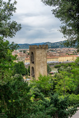 Obraz premium The City gate of San Niccolo in Florence, Italy