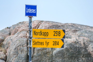 Norwegen Lindesnes Fyr Südkap Lindesnes