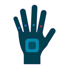 Obraz premium Robot hand technology