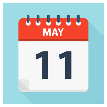 May 11 - Calendar Icon - Calendar design template