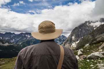 View to the Mont Blanc.