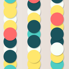 Retro paper layout, vector illustration