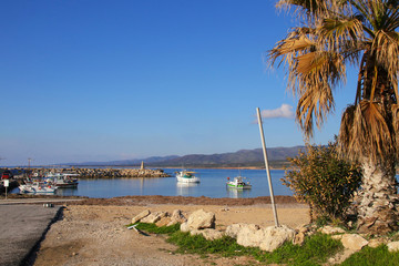 Port and beach of Agios Georgios, Akamas - Cyprus