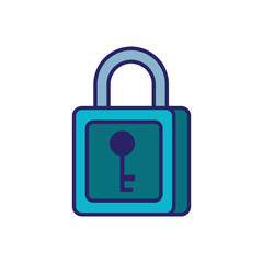 safe secure padlock icon