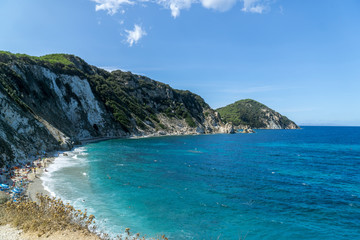 The blue coastline of Sardinia, Italy