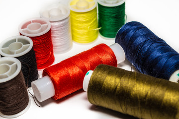 colorful sewing stuff 