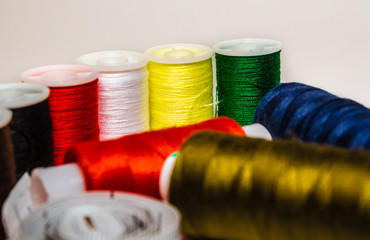 colorful sewing stuff 