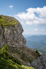 On the way to the top of the Rax mountains near the Heukuppe, Austria