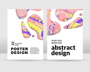 Abstract poster background. It can be used for posters, cards, flyers, brochures, magazines and any kind of cover. EPS 10