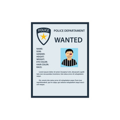 Wanted poster icon