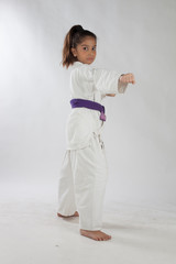 Indian Girl Training Karate © Rinku
