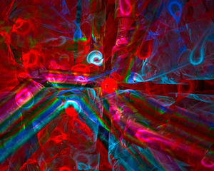 abstract digital fractal fantasy design