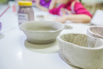 Children Arts from clay