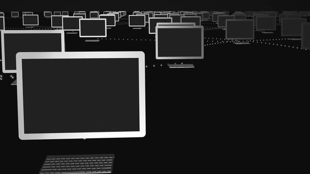 Computer Network in motion