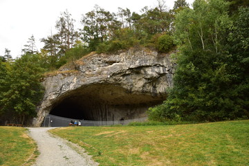 Fototapeta na wymiar Moravian Karst Sosuvske caves