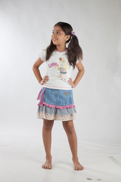 Indian Girl Child Smiling