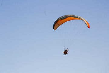Paraglider - Praia Taperapuã - Bahia Brazil