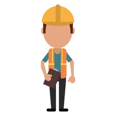 Construction worker avatar