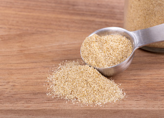 Celery Salt Seasoning on a Wooden Table