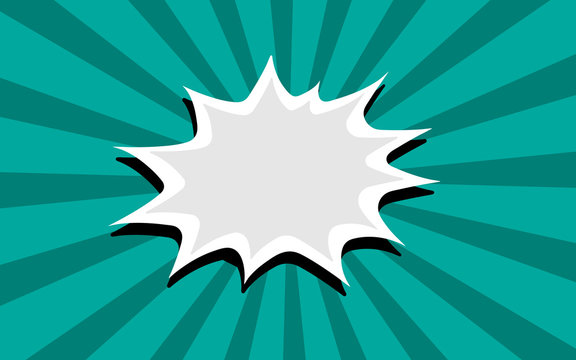 Comic Speech Bubble Vector Illustration