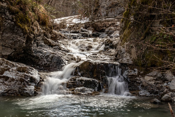Fototapeta na wymiar Tominčev Waterfall