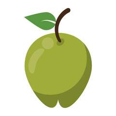 apple fruit symbol isolated