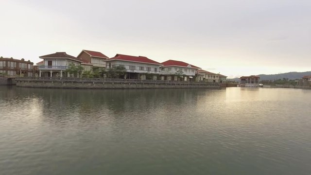 Aerial Footage of Las Casas Filipinas De Acuzar