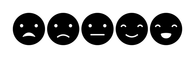 Emoticons mood scale