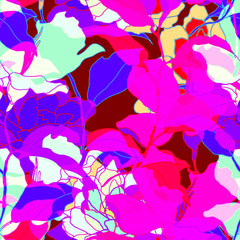 Beautiful seamless floral pattern background.