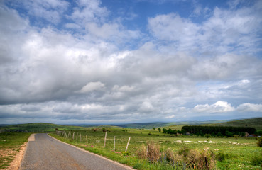 Obraz premium Panorama du causse Méjean, France