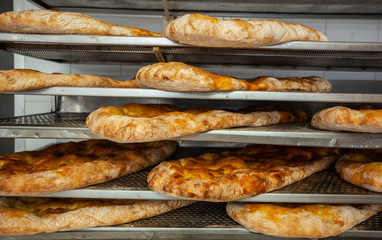 Schiacciata is a kind of bread made in Tuscany, Italy.