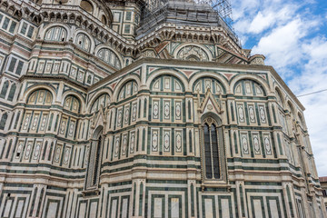 Cathedral Santa Maria del Fiore with magnificent Renaissance dome designed by Filippo Brunelleschi...