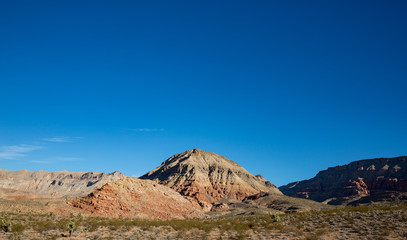 Auf dem I-15 zwischen St. George, Utah und Las Vegas, Nevada in den USA