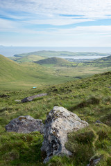 lush rocky view of the mountains in county kerry