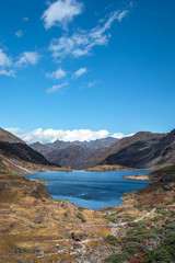 Naklejka na ściany i meble Lakes and landscape of Arunachal Pradesh, the north eastern state of India