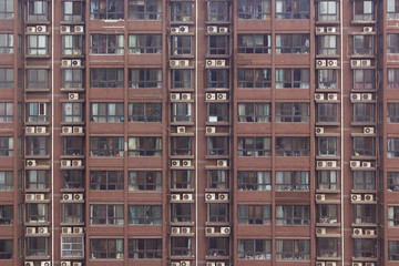 Fototapeta na wymiar Residential building in Xian (China) 