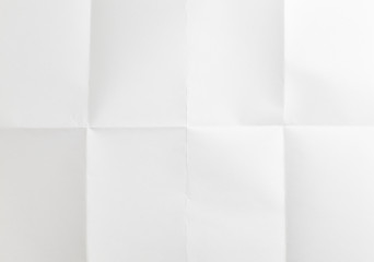 white creased paper background