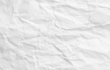 white crumple paper background