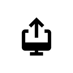 Upload and download icon. Attachment sign